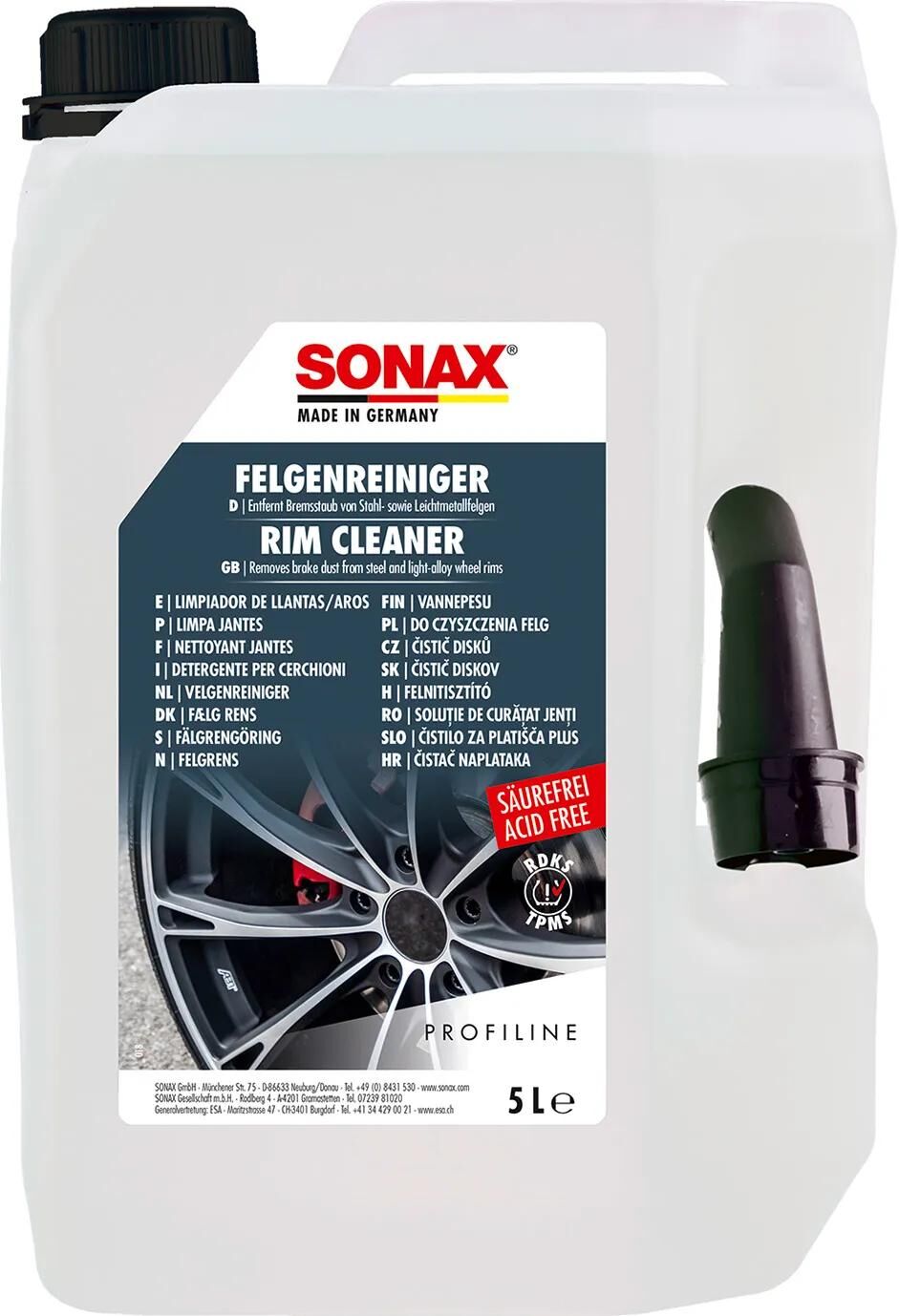SONAX RIM Cleaner plus 5L Profiline