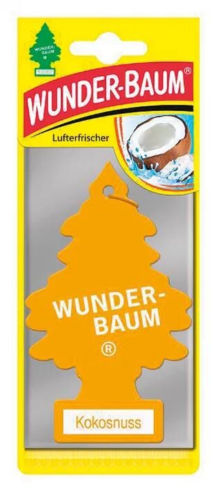 Wunder-baum désodorisant arbres parfumés désodorisant noix de coco 1 er