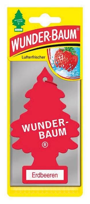 Wunder-baum désodorisant arbres parfumés désodorisant fraise 1 er