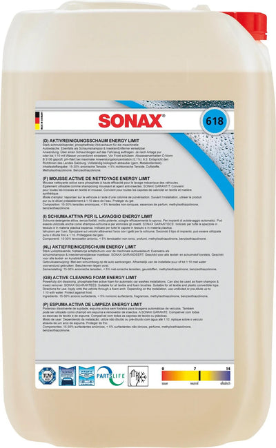 Clean intensive sonax 25L énergie en mousse