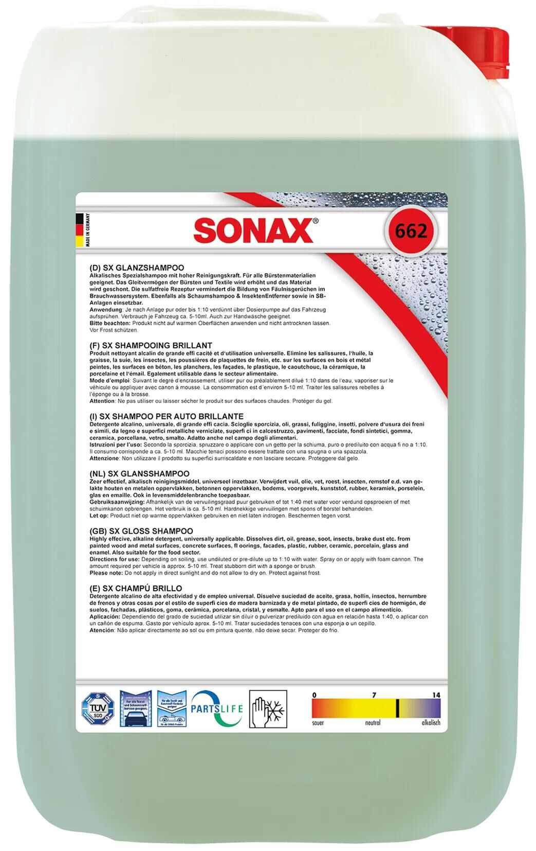 Sonax Shiny Shampooing 25 Ltr.