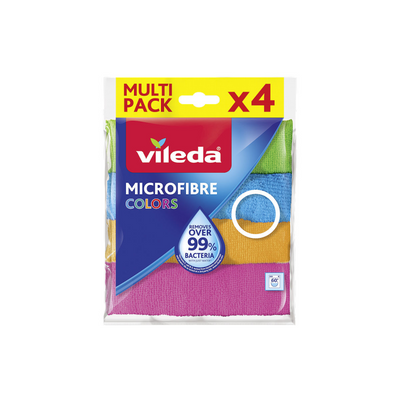 VILEDA COOLS Microfiber Tissu 4 pièces