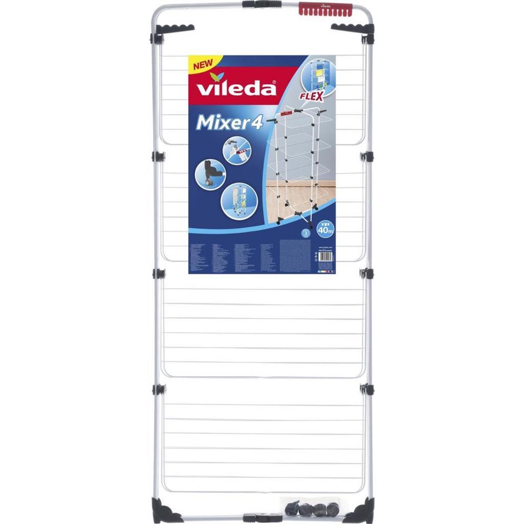 VILEDA BLACKER DRYing Rack 4 Gris blanc