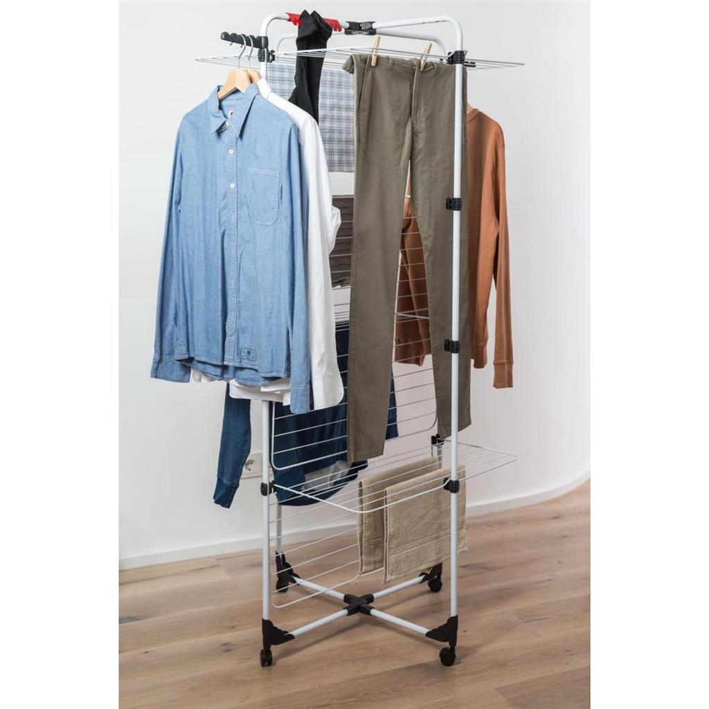 VILEDA BLACKER DRYing Rack 4 Gris blanc
