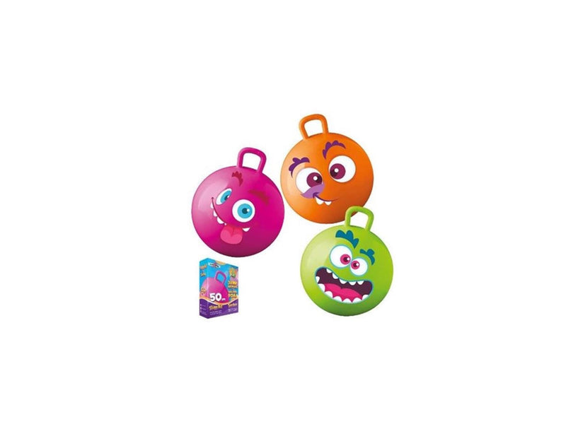 Ballon Skippy Summerplay avec visage 50cm