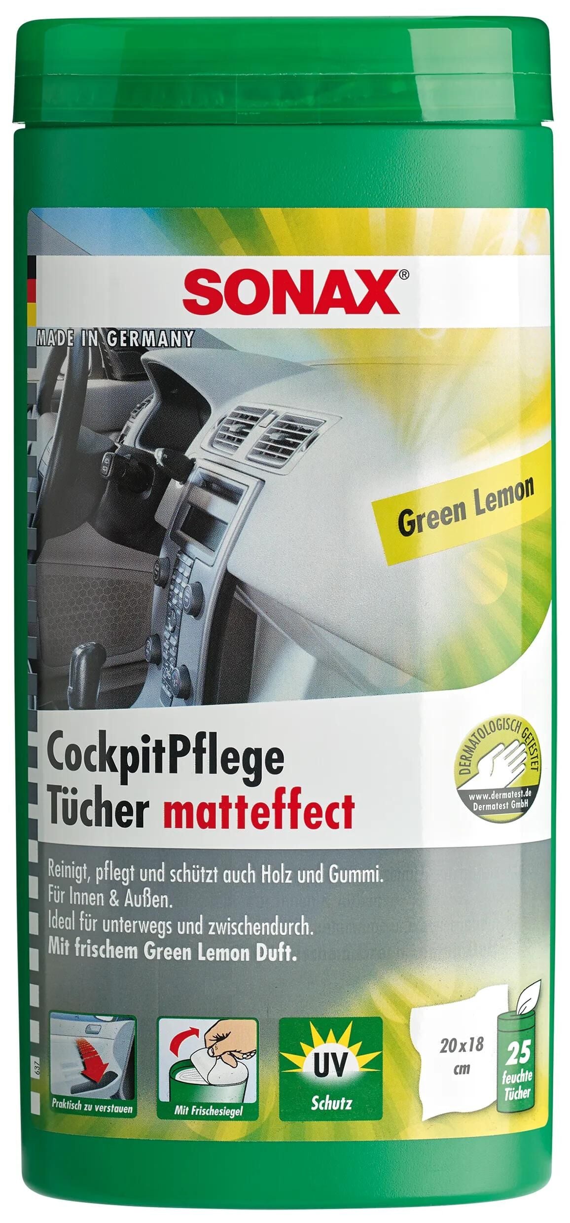 Boîte de lingettes de cockpit Sonax