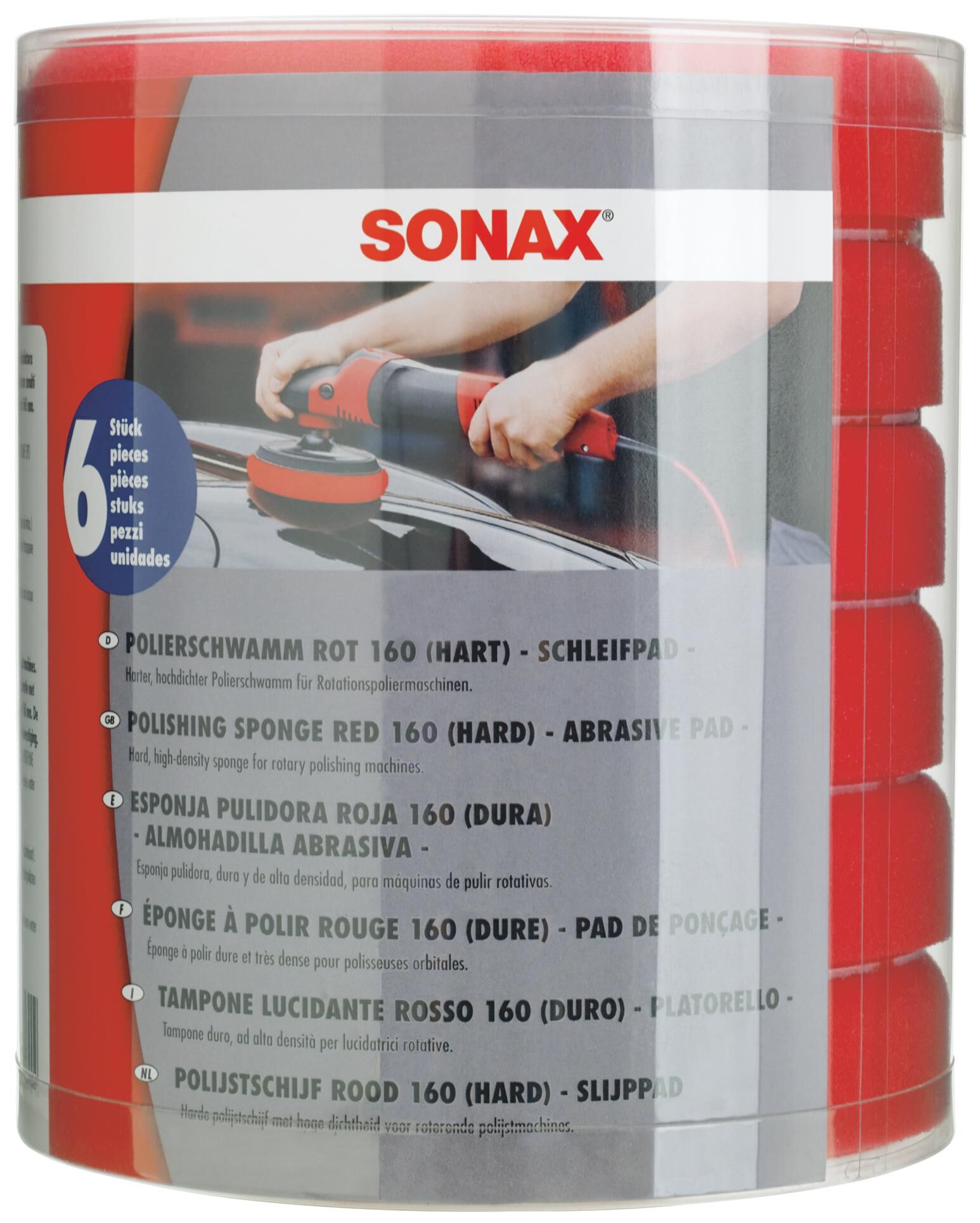 SONAX Polissing Sponge Red 160