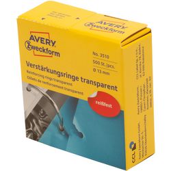 Anneaux de renfort avery Zweckform transparent