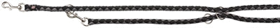 Trixie Dog Leash Cavo Réglable Black Grey