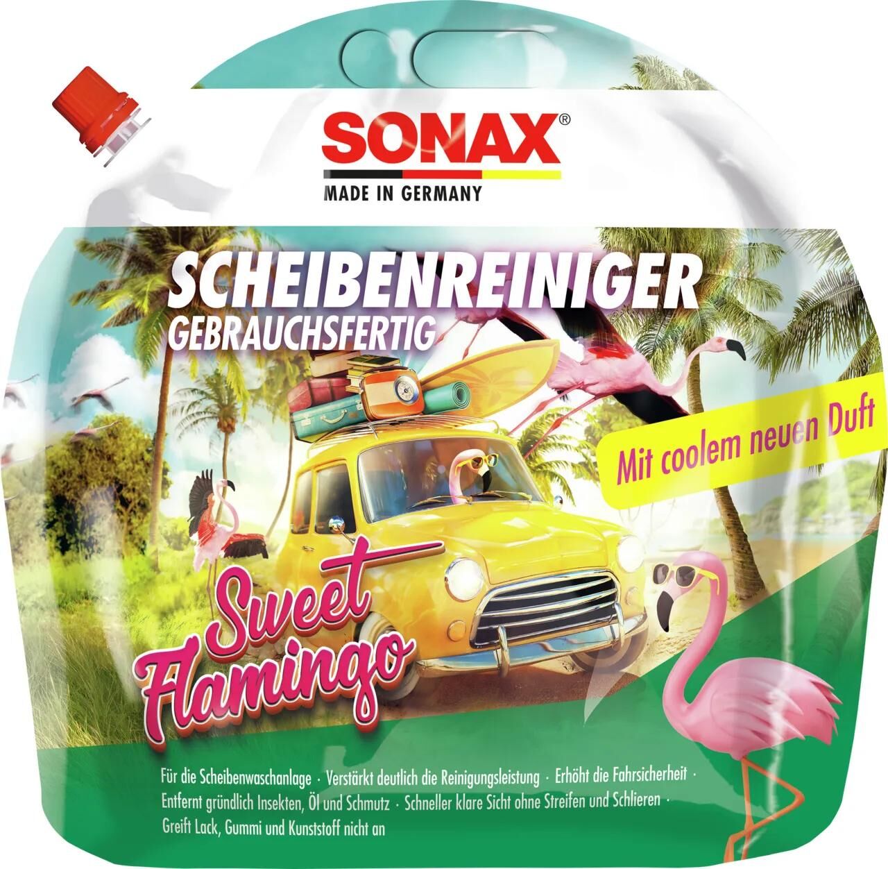 Nettoyer de fenêtres sonax 3 L Sweet Flamingo