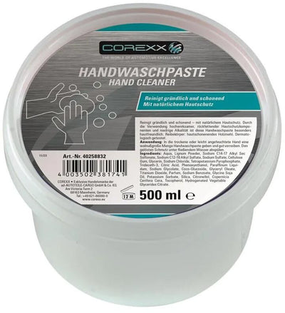 Corexx nettoyant pour les mains pâte de lavage des mains pâte de lavage des mains 500ml
