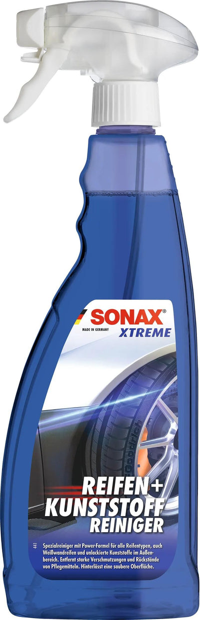 Pneus Sonax + bouteille de nettoyant en plastique 750 ml