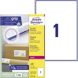 Étiquettes d'expédition pour imprimantes laser l7167-100 199,6x289,1mm
