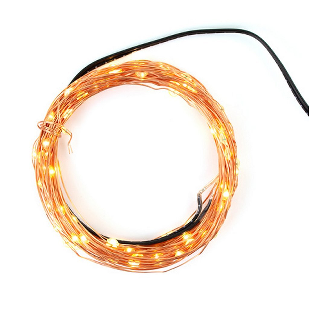 Westcott Westcott AC-Cl10001 Clauss LED GARLAND 100 LED # 039; S 10 m blanc chaud blanc chaud