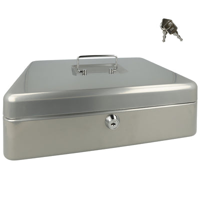 Westcott Westcott AC-E51002-Zi Geldkist 301x242x91mm Gris argenté, déploiement en plastique avec 5 cours