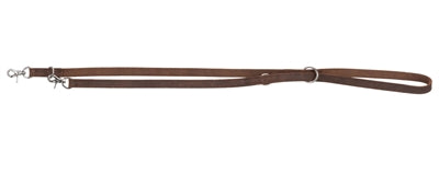 Trixie Dog Leash Rustic Adjudable Cuir Brown foncé