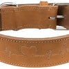Trixie Collar chien rustique gras cuir cardiaque brun