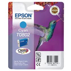 Cartouche d'encre cyan Epson T0802