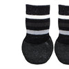 Trixie Dog chaussettes anti-glissement avec couche en caoutchouc tout autour du noir