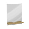 Miroir mural FMD FMD avec étagère 54,5x13.5x67,5 cm chêne artisanal