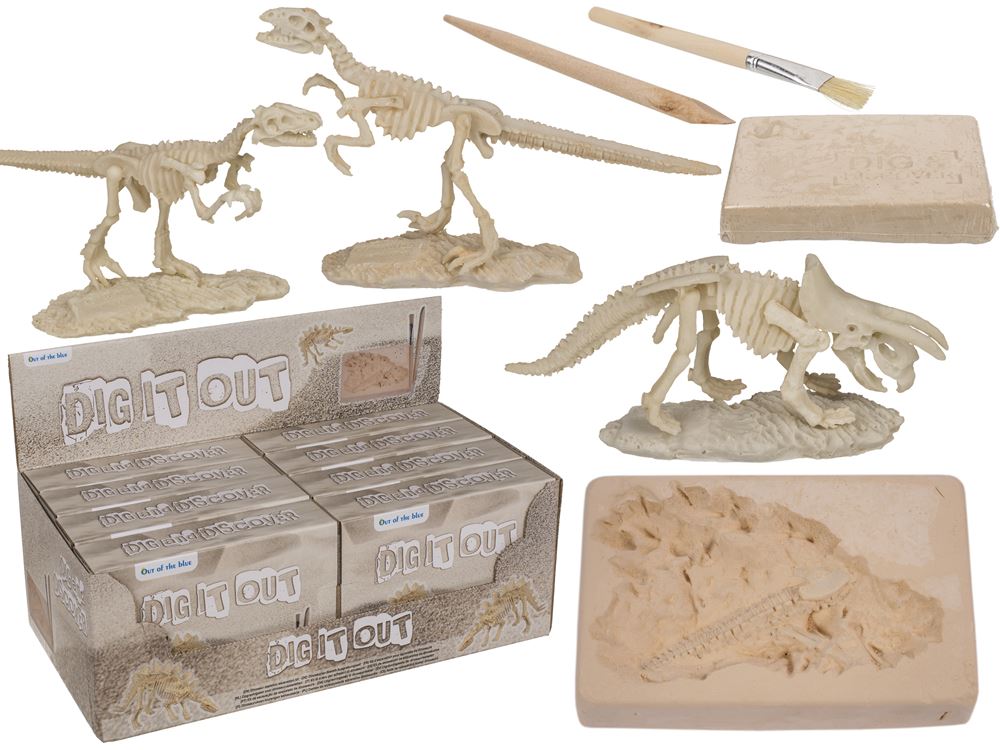 Ensemble d'excavation Dsp, squelette de dinosaure, 4.5
