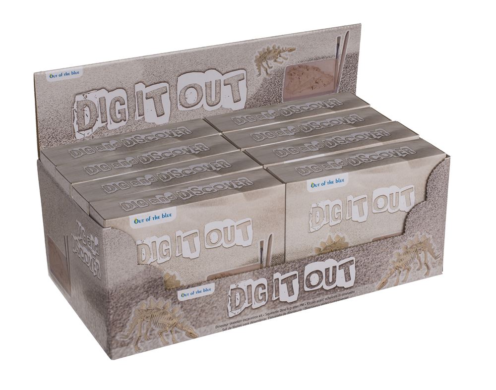 Ensemble d'excavation Dsp, squelette de dinosaure, 4.5