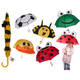 Parapluie pour enfants. d : env. 70 cm. 5 assortiments