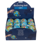 Dsp. balle rebondissante souple, globe, 7,5 cm - afbeelding 2