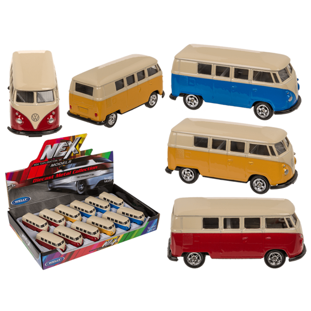 Modèle réduit de voiture DSP VW T1 bus 1963. 7,5 cm