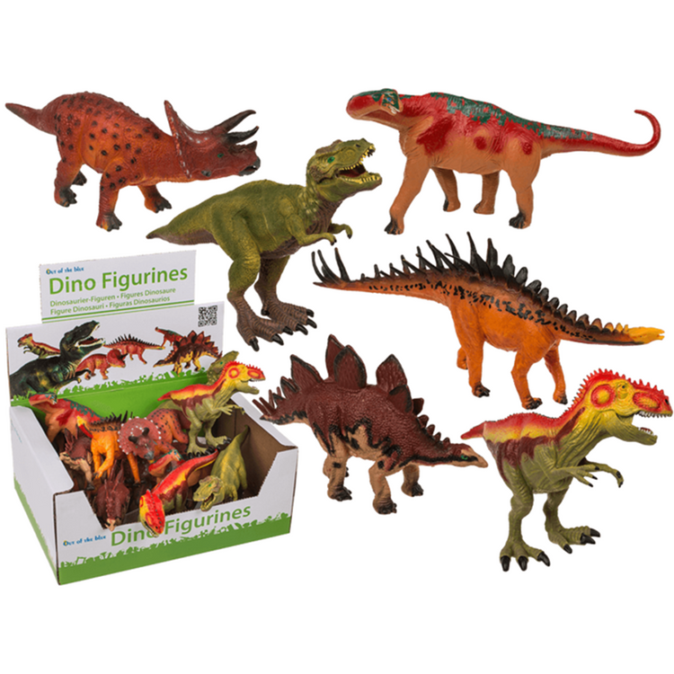 Dinosaure Dsp, env. 20 cm. 6 ass.12 pièces