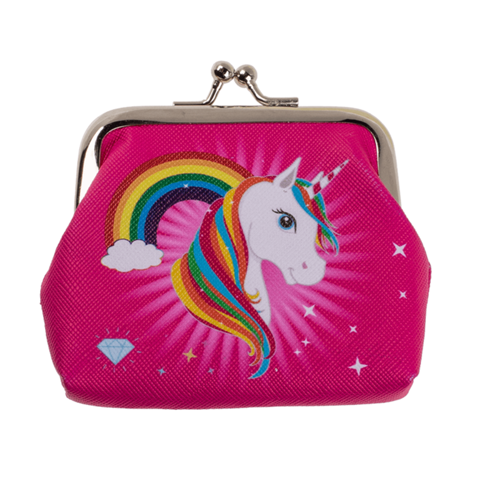 Out of the blue portefeuille licorne plastique 9x8cm