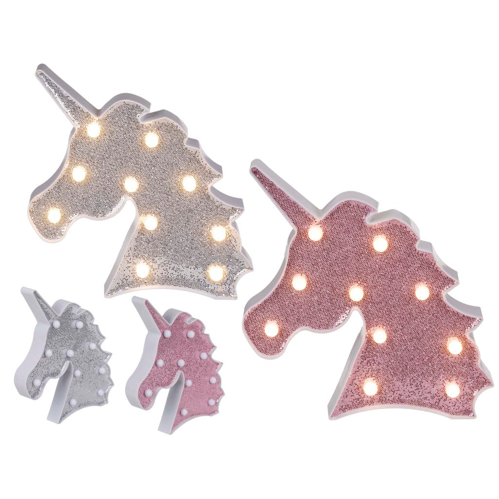 Lumière LED de base de paillettes de licorne