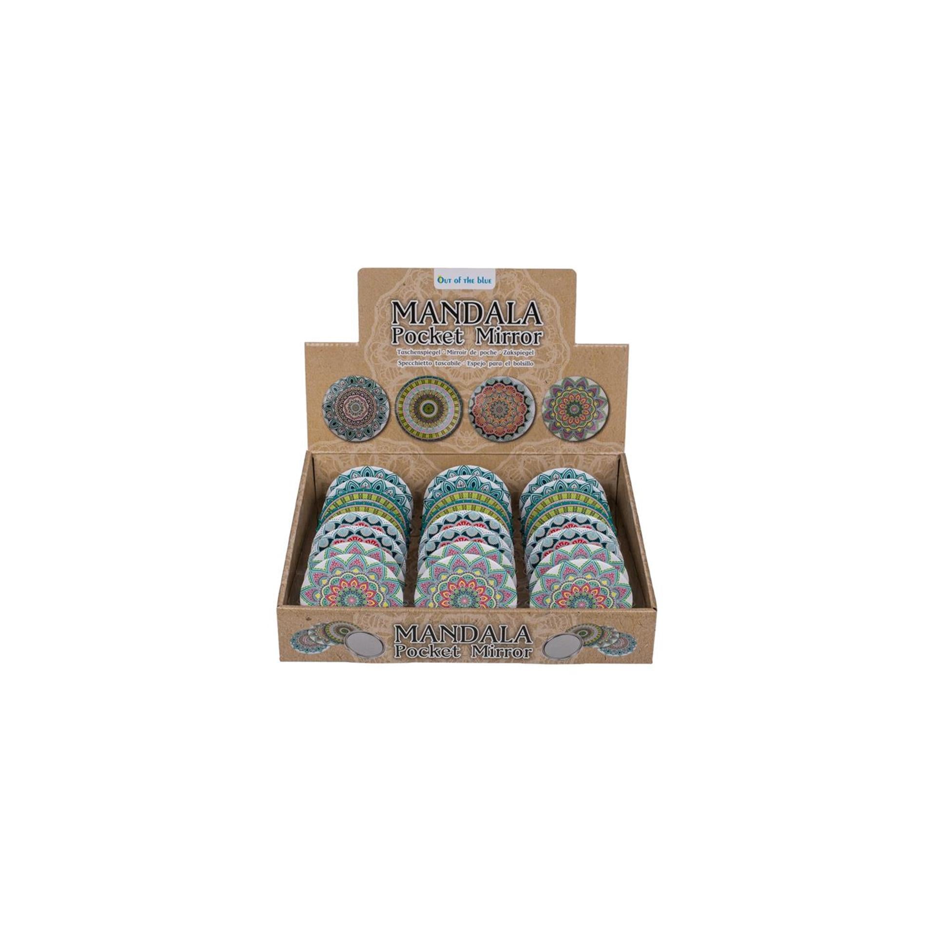 Ootb miroir de poche mandala ø7cm