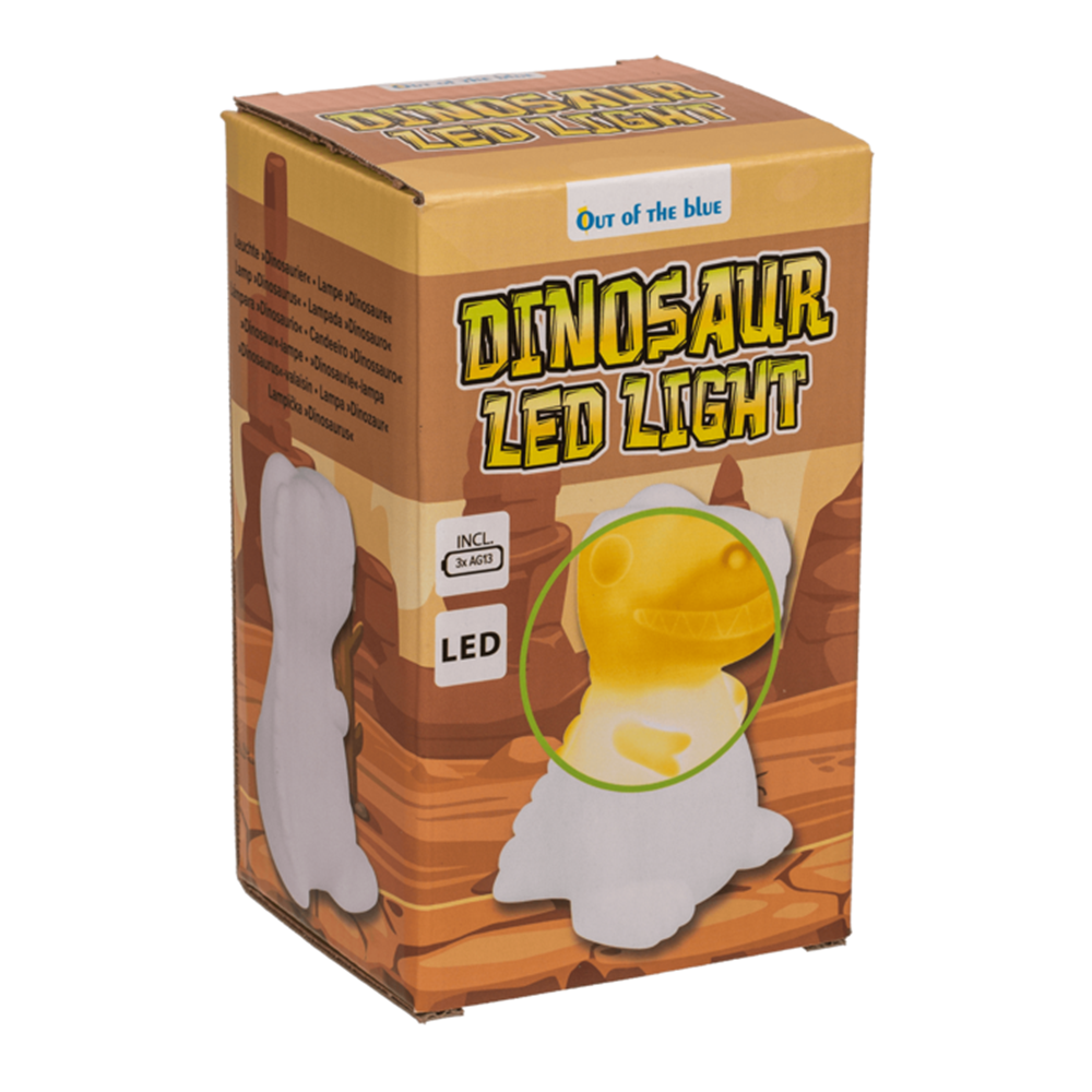 Lampe, dinosaure avec LED (avec 3 piles