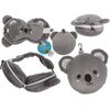 Oreiller de voyage en peluche pour enfants avec masque pour les yeux k