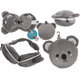 Oreiller de voyage en peluche pour enfants avec masque pour les yeux k