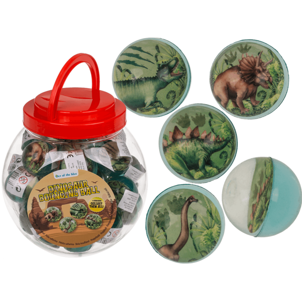 Dinosaure à balles rebondissantes Dsp. 36 pièces