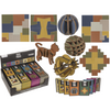 Puzzle en bois Dsp, 8 assortis en boîte.