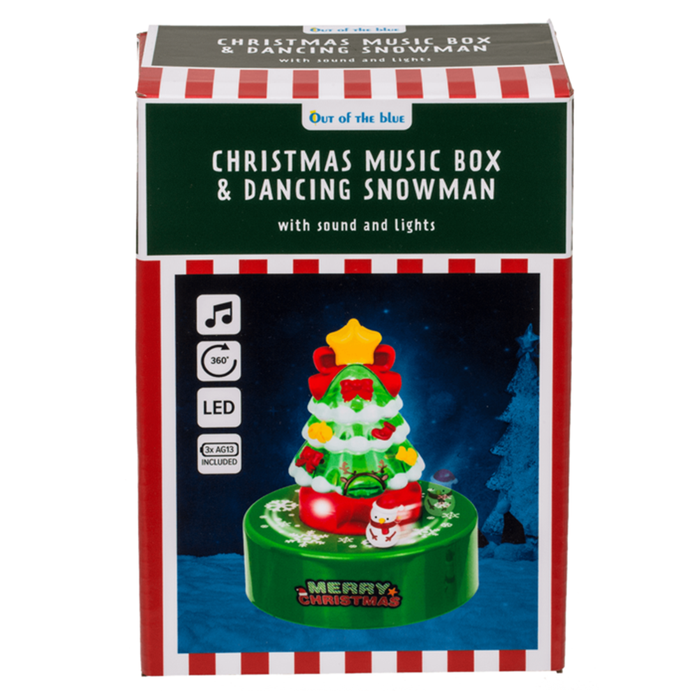 Boîte à musique de Noël avec danses