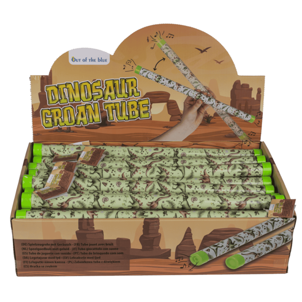 Dinosaure à tube sonore Dsp. 43 cm. 36 pièces