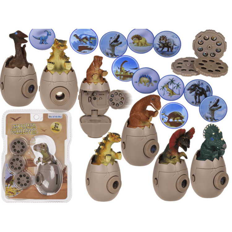 Projecteur, dinosaure, 6 voies assortis