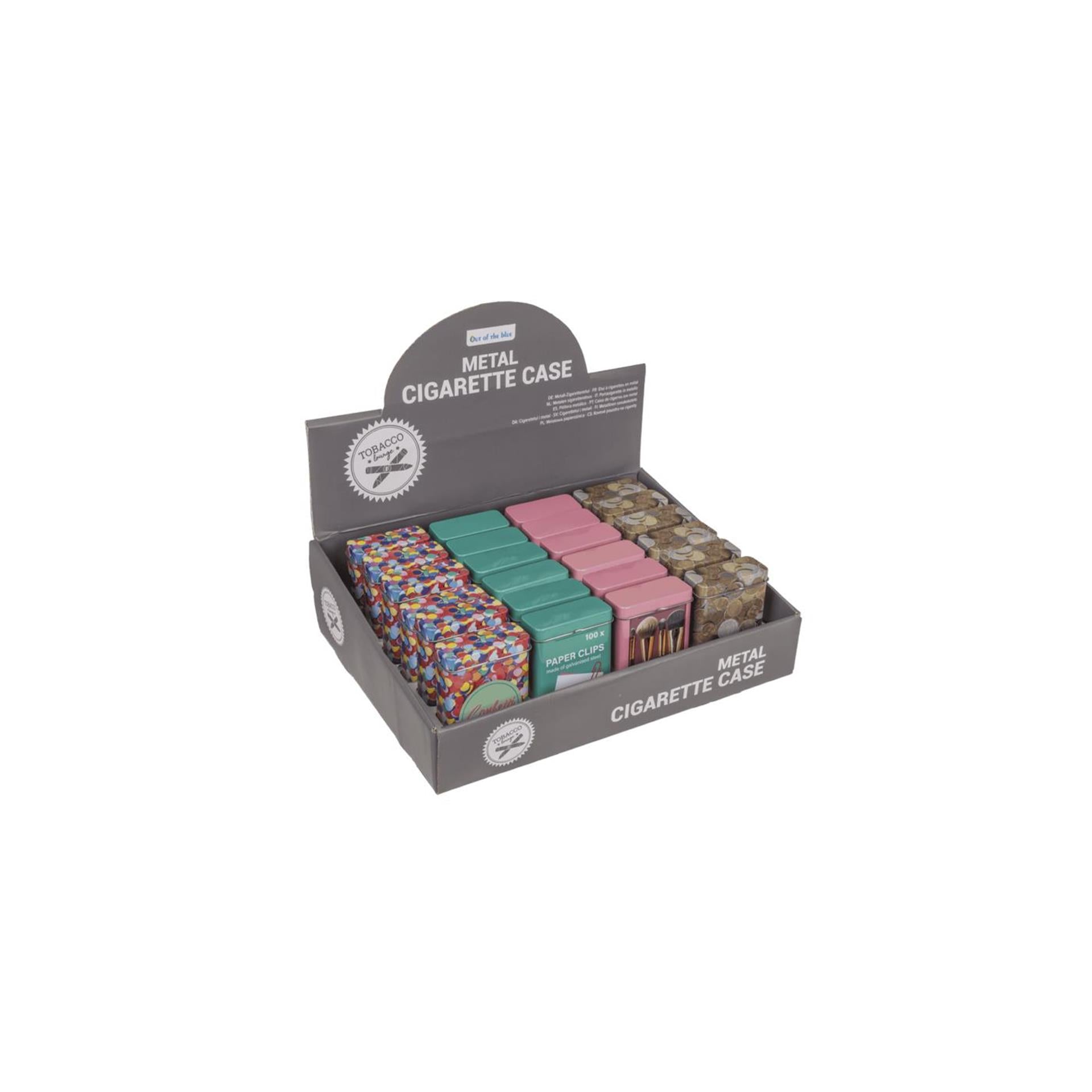 Boîte à cigarettes Ootb métal 10x7cm
