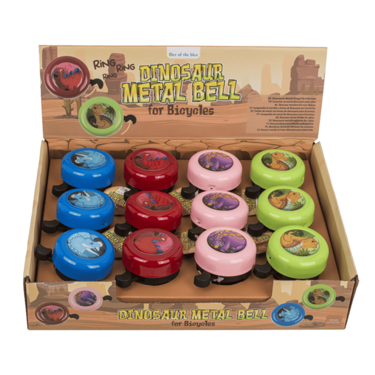 Dinosaures de cloche de vélo en métal Dsp. 12s