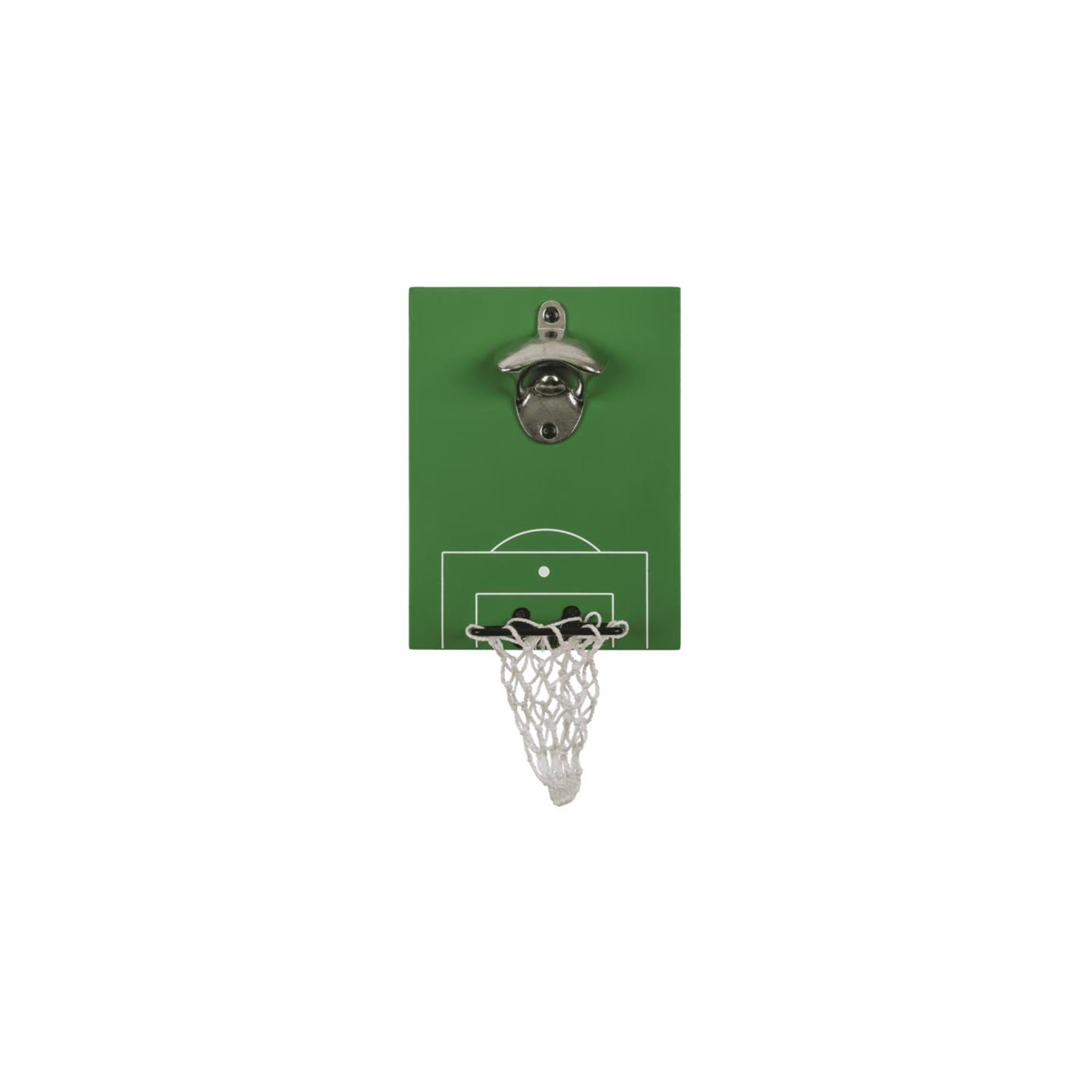 Ootb décapsuleur terrain de football avec but 20x15cm