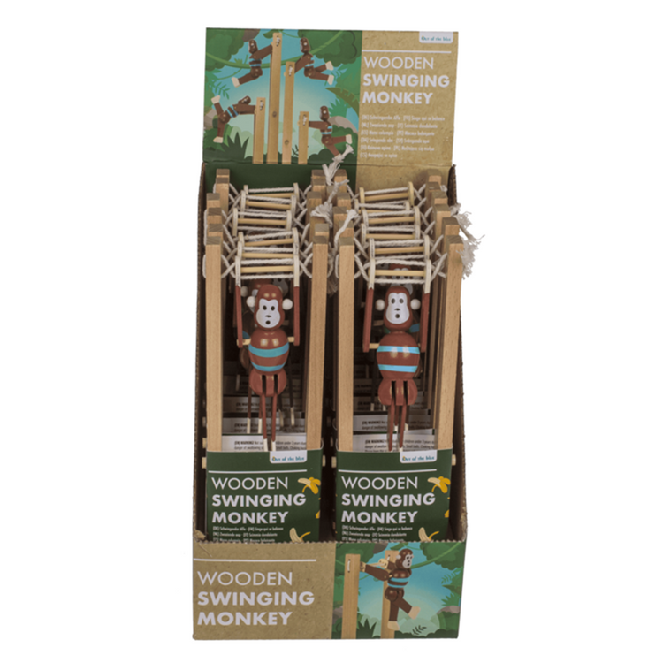 Singe balançant Dsp en bois. 7x2,2x23c