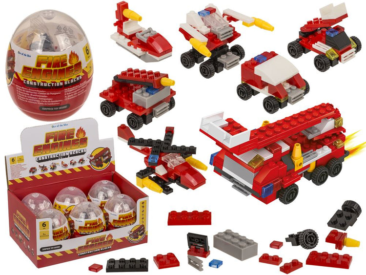 Blocs de construction Dsp pompiers. 9 cm.
