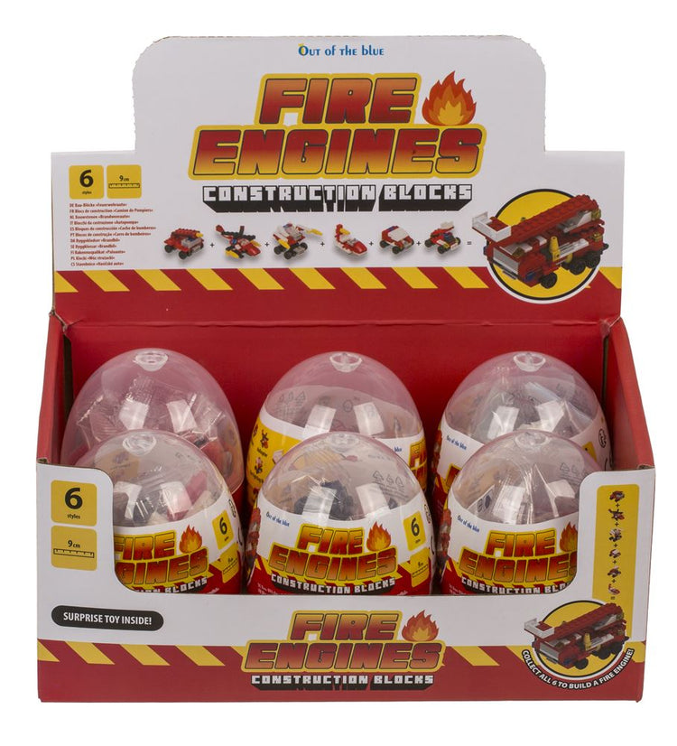 Blocs de construction Dsp pompiers. 9 cm.