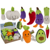 Dsp légumes en peluche. 16cm. 6 culs. 12 pièces