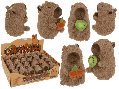 Porte-clés capybara. 10 cm. 2 à 24 pièces