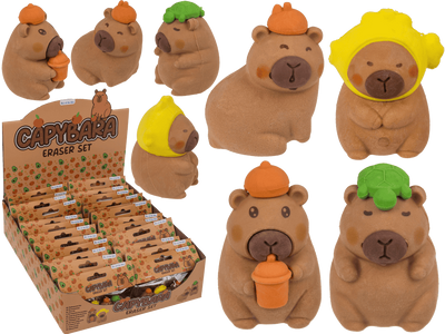 Gommes Dsp capybara. 4 essieux 24 pièces en